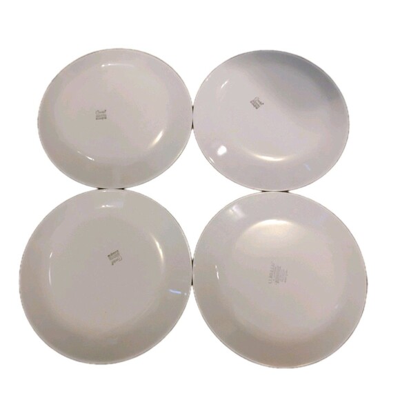 Corning Corelle Dinner Plate Christmas Holly Days 10.5" Vintage Set 4 Green Rim - Picture 7 of 11